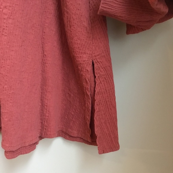 Marla Wynne Textured Button Down Tunic Shirt - Picture 8 of 11